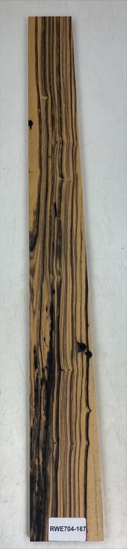 Fretboard Royal White Ebony, 920x110x10mm, Unique Piece #167